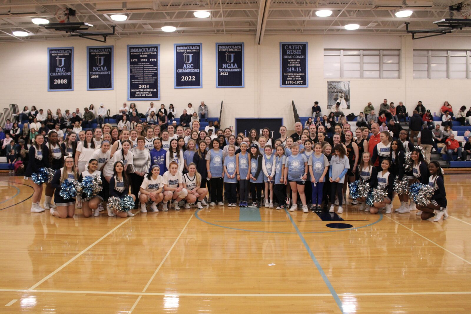 Athletes Honored During Immaculata University Game